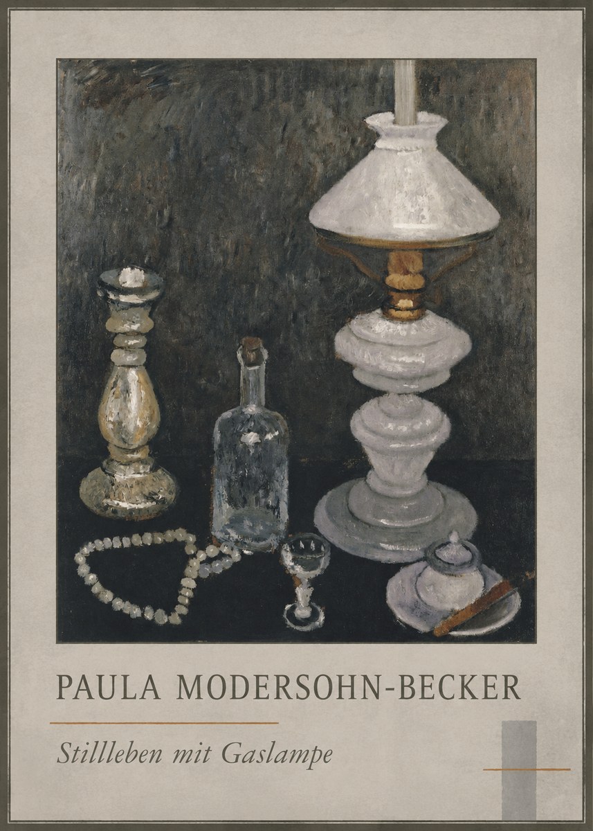 Paula Modersohn-Becker Stillleben Mit Gaslampe No1 - Plakat