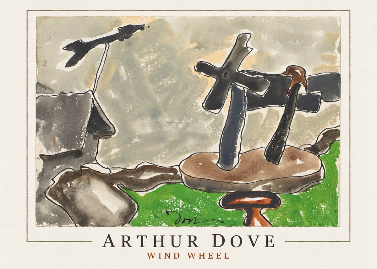 Arthur Dove Wind Wheel No1 - Plakat