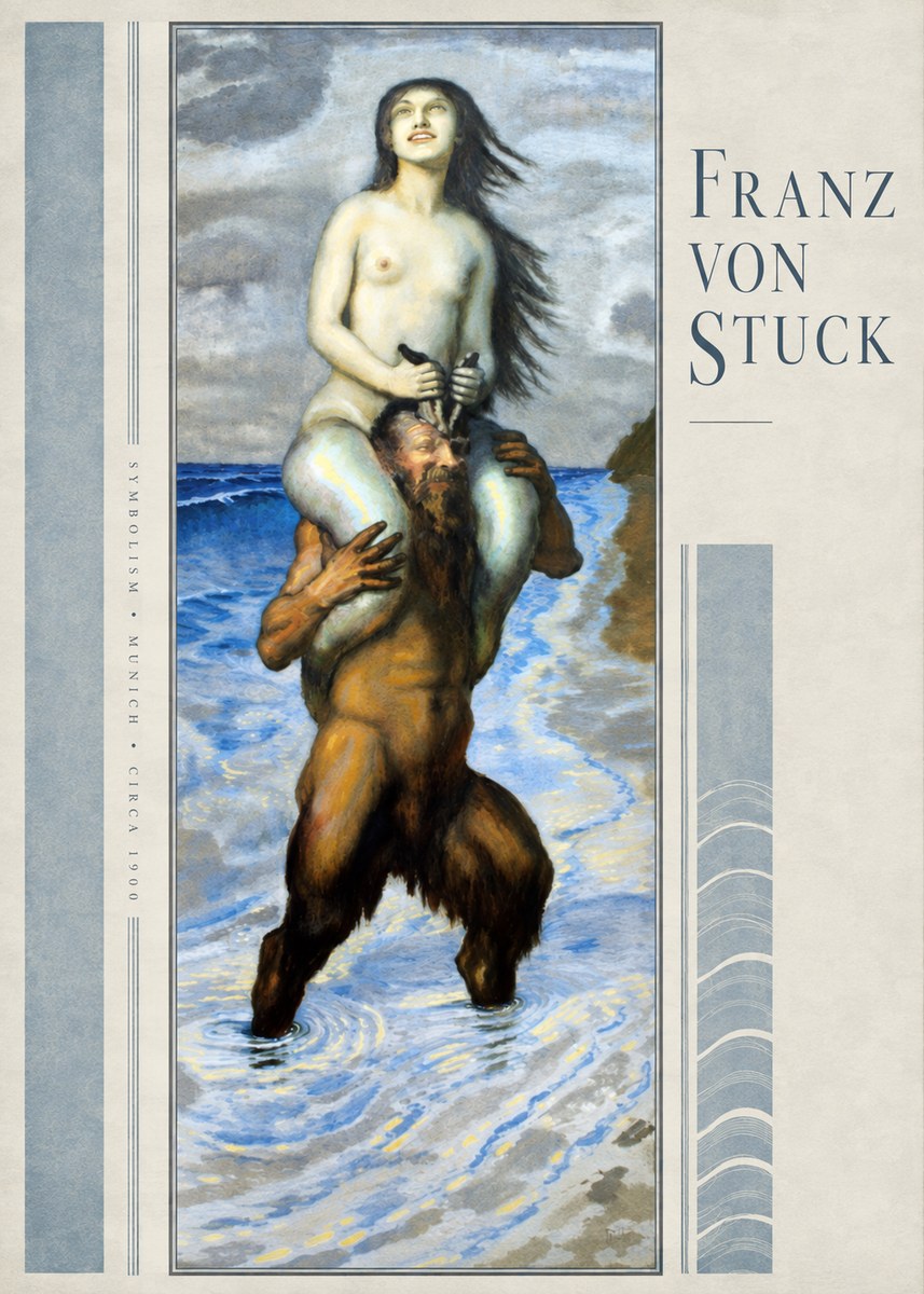 Franz von Stuck The Birth of Venus No5 - Plakat