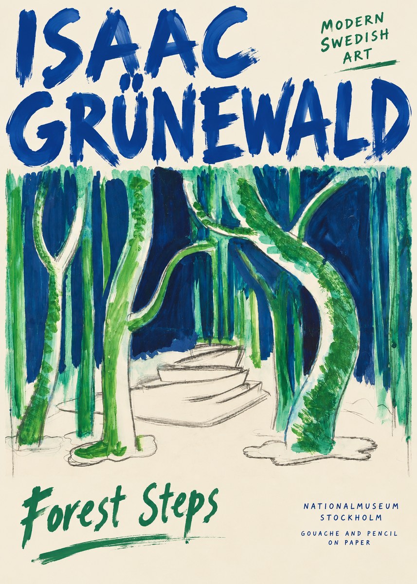 Isaac Grünewald Forest Path No6 - Plakat