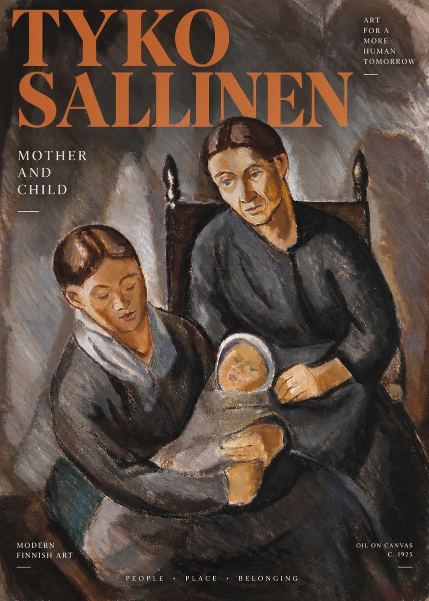 Tyko Sallinen Mother and Child No3 - Plakat
