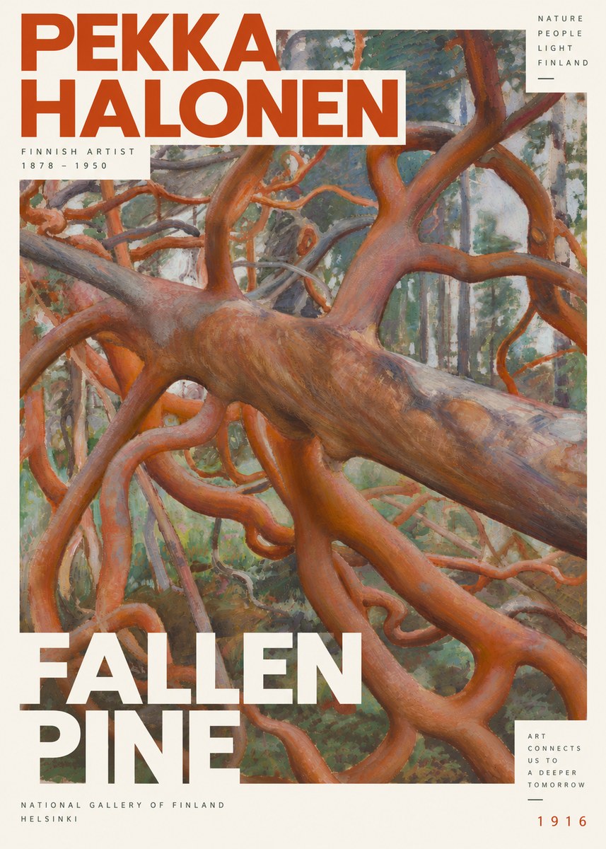 Pekka Halonen Fallen Pine No6 - Plakat