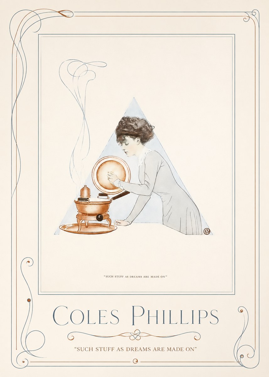 Coles Phillips Such Stuff as Dreams Are Made On No1 - Plakat