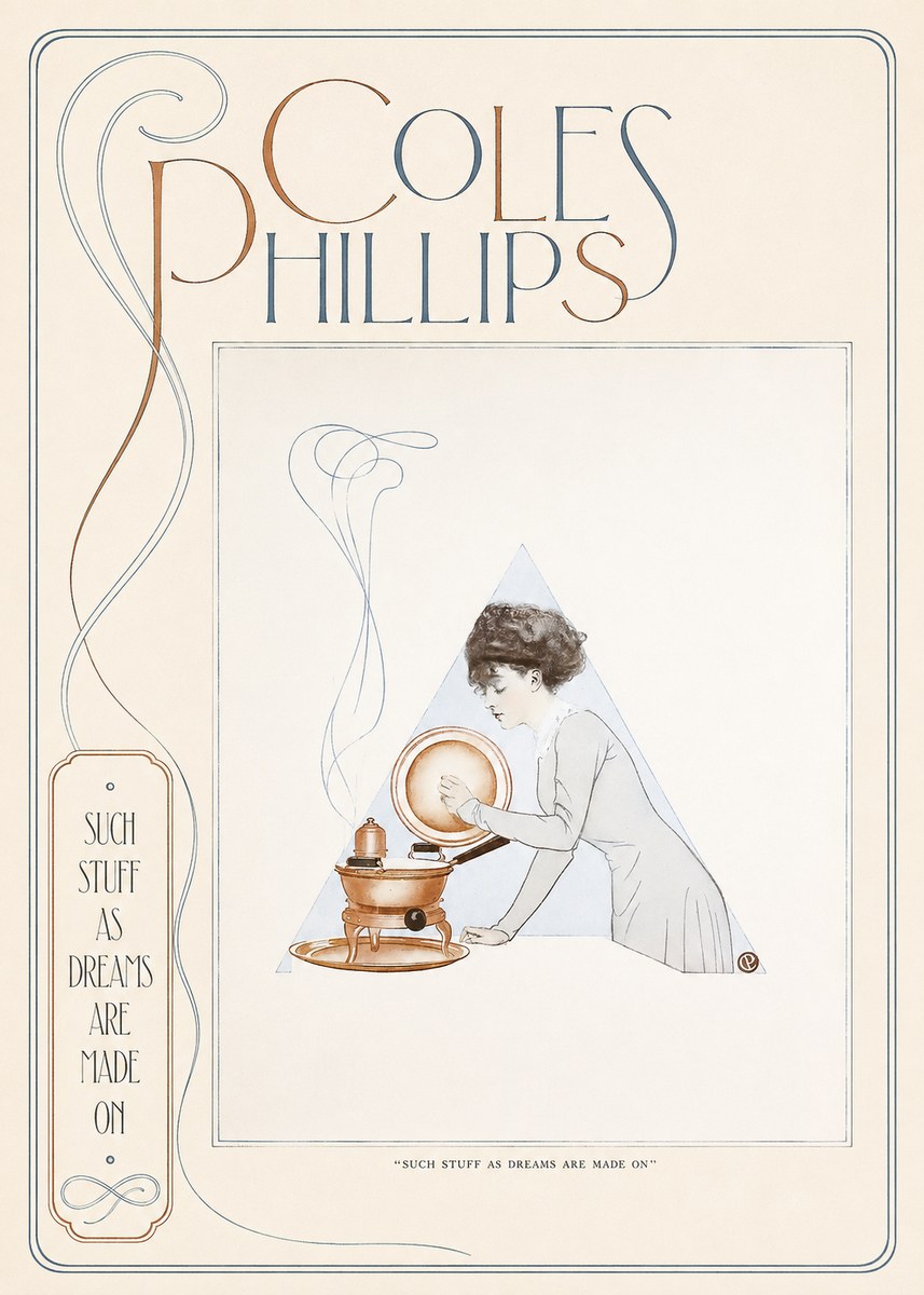 Coles Phillips Such Stuff as Dreams Are Made On No2 - Plakat