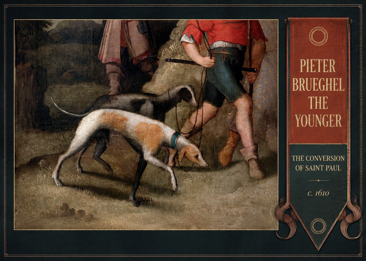 Pieter Bruegel The Conversion of Saint Paul II No6 - Plakat
