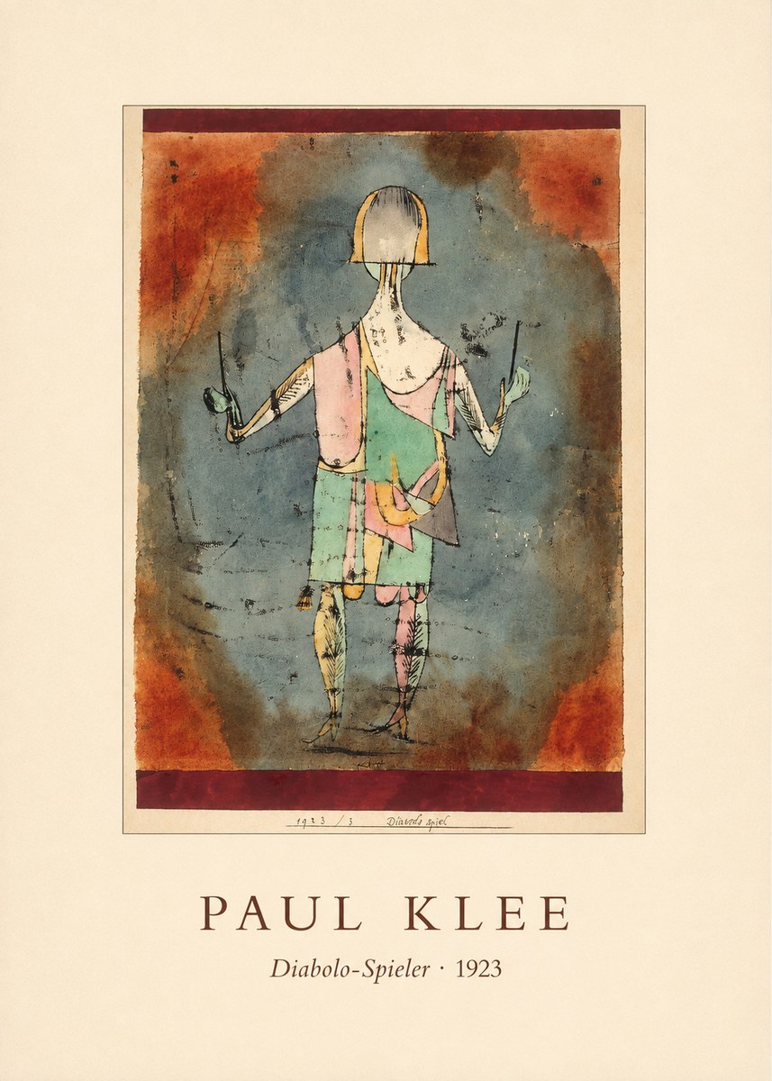 Paul Klee Diabolo-spieler No3 - Plakat