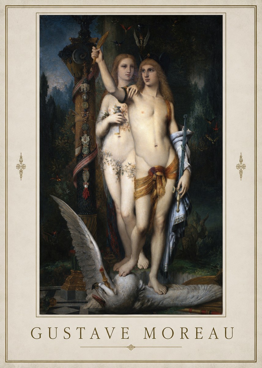 Gustave Moreau The Chimeras No1 - Plakat