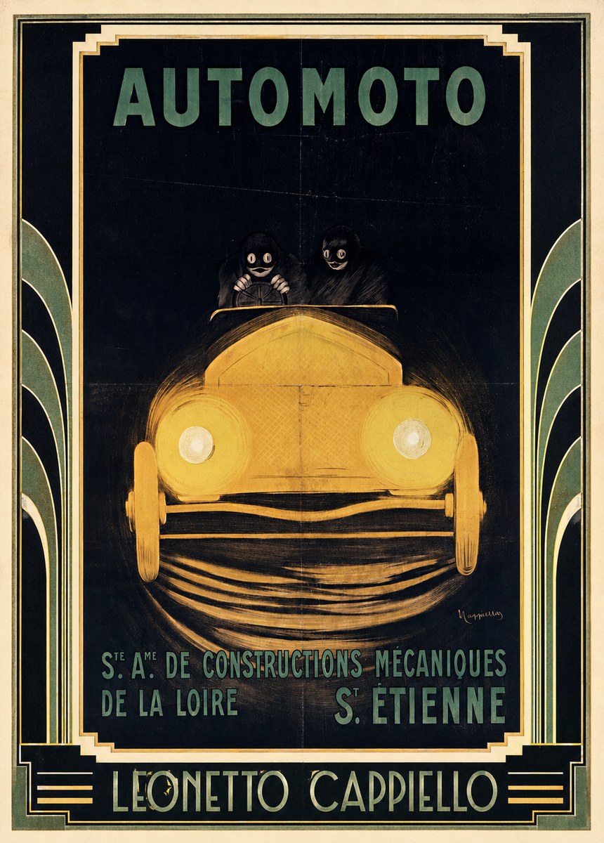 Leonetto Cappiello Automoto No1 - Plakat