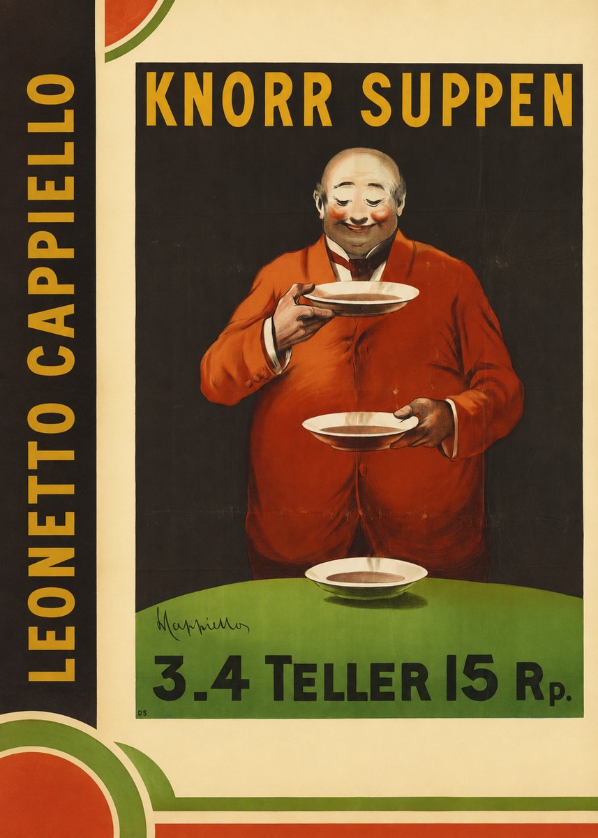 Leonetto Cappiello Knorr Suppen No2 - Plakat
