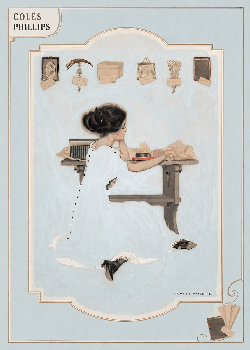 Coles Phillips Remembrance No4 - Plakat