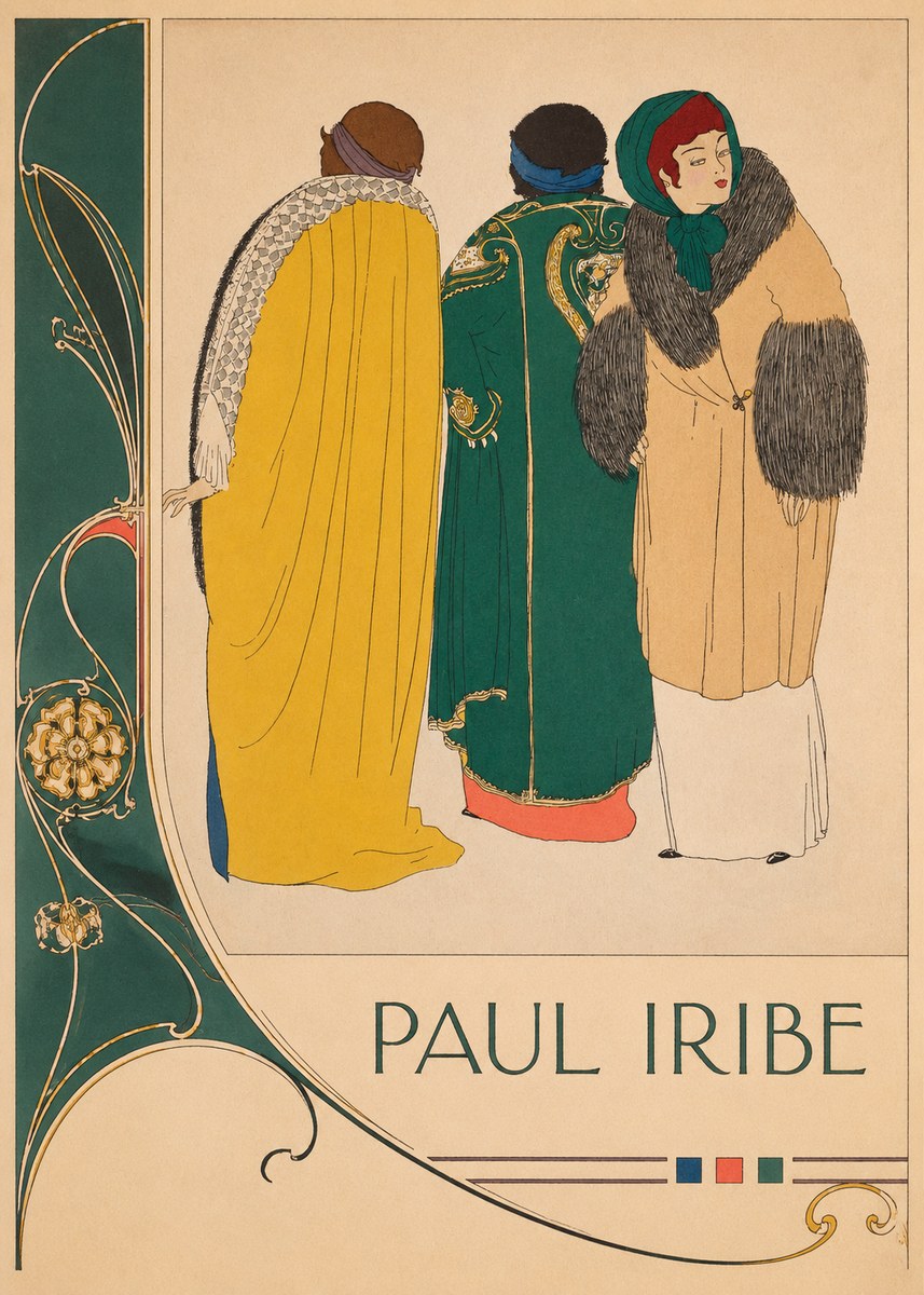 Paul Iribe Fashionable Figures No3 - Plakat