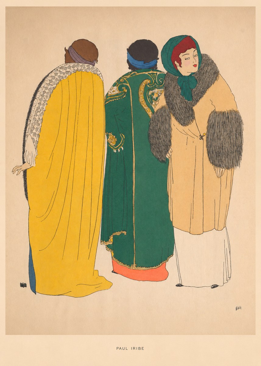 Paul Iribe Fashionable Figures No6 - Plakat
