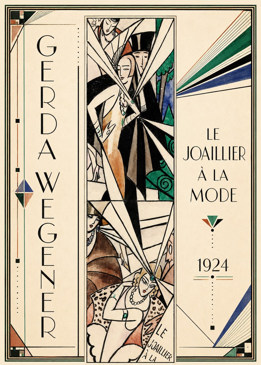 Gerda Wegener Le Joaillier À La Mode No1 - Plakat
