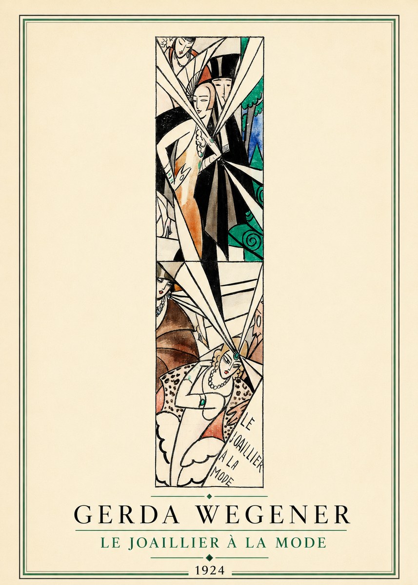 Gerda Wegener Le Joaillier À La Mode No4 - Plakat