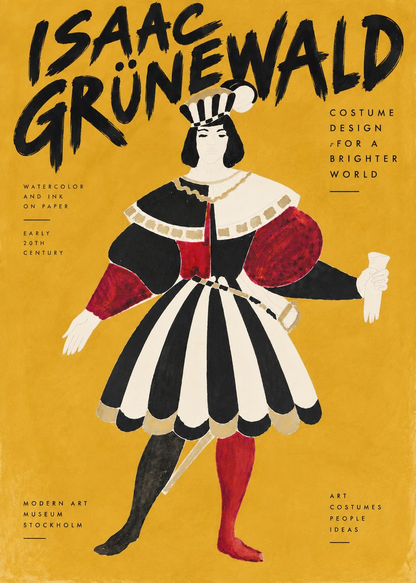 Isaac Grünewald Costume Design XI No6 - Plakat