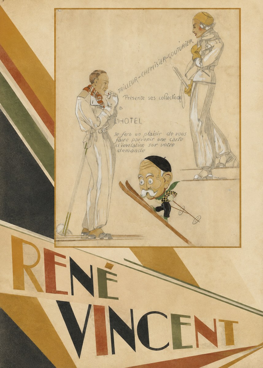 René Vincent Ttailleur-chemisier-couturier No5 - Plakat