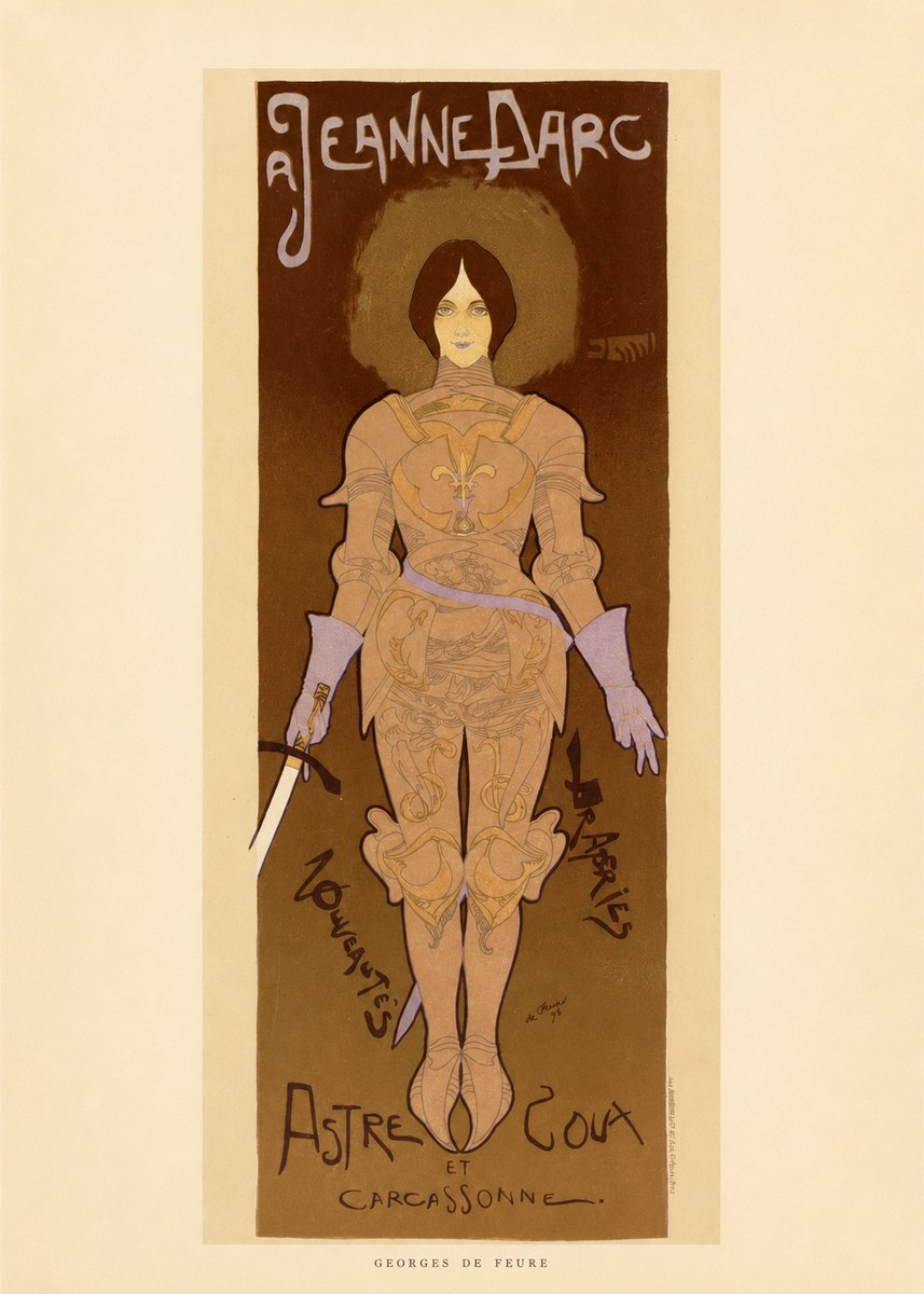 Georges de Feure Jeanne D'arc No6 - Plakat