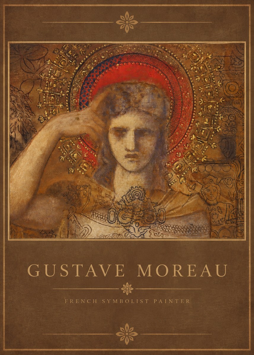 Gustave Moreau L'apparition II No2 - Plakat