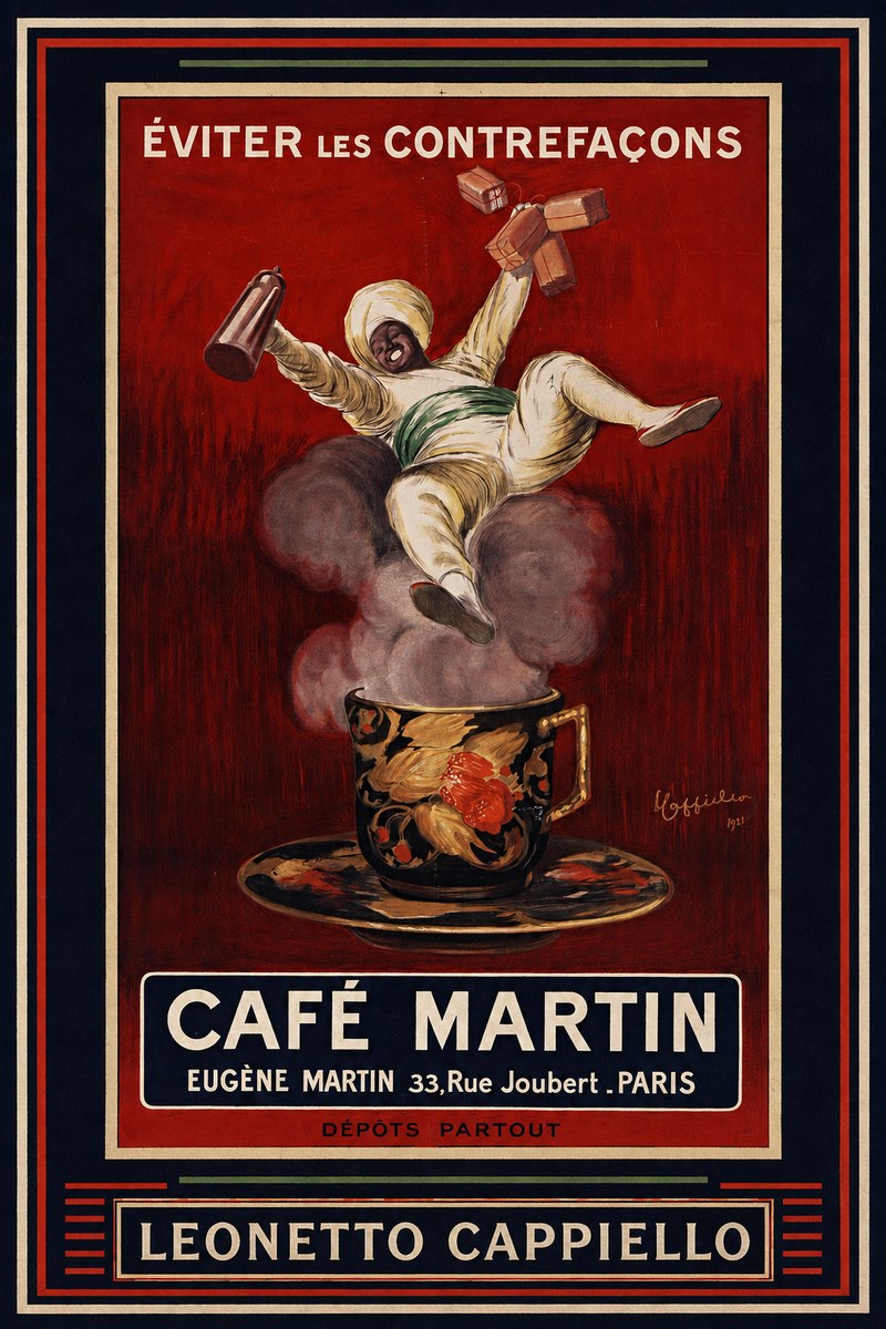 Leonetto Cappiello Café Martin No4 - Plakat