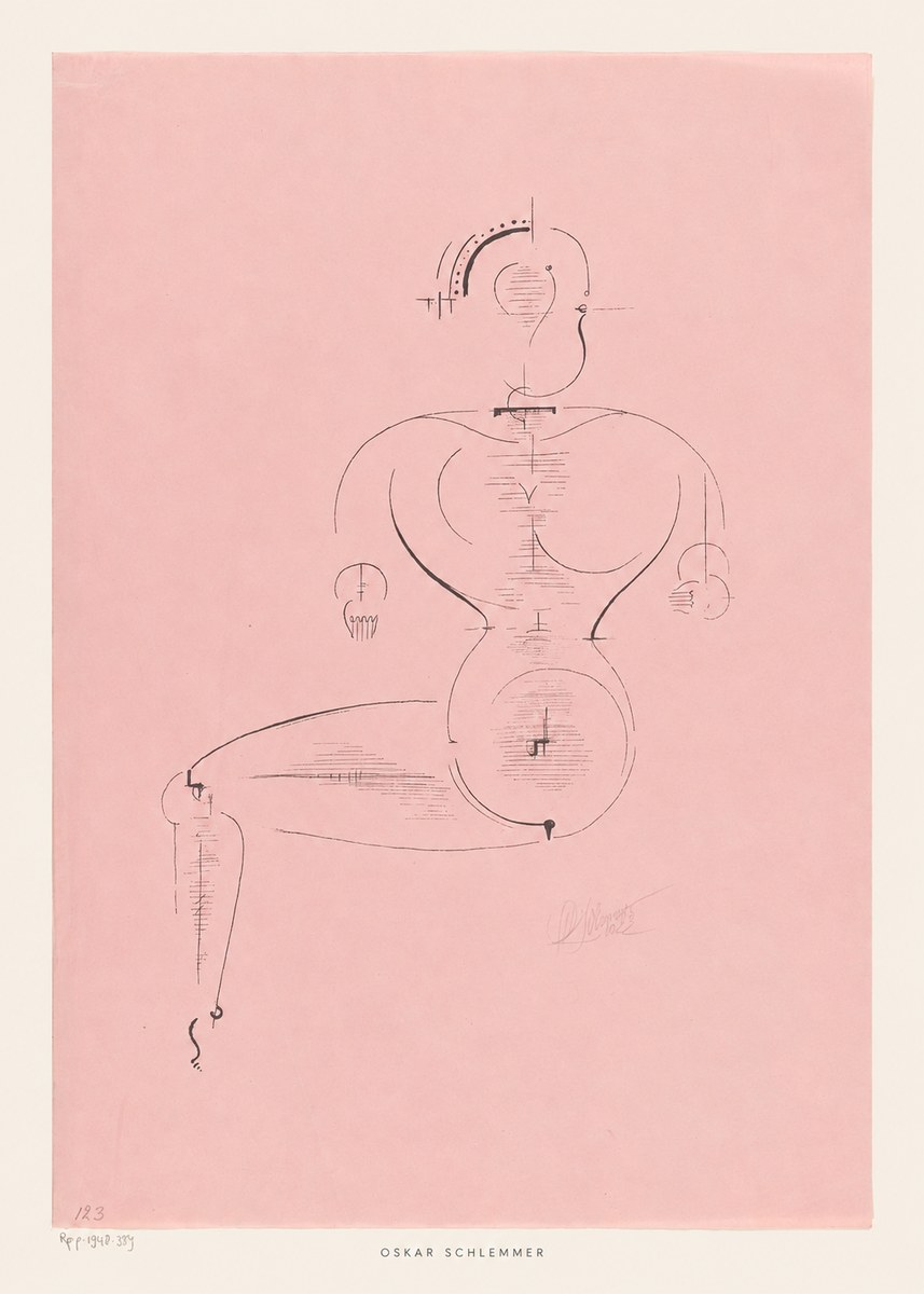 Oskar Schlemmer Figur L 1 No5 - Plakat