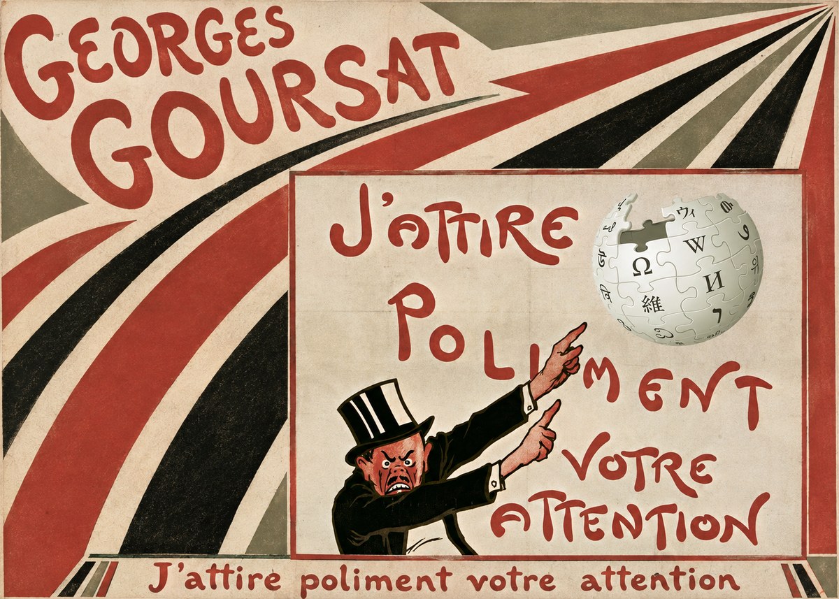 Georges Goursat J'attire Poliment Votre Attention No5 - Plakat