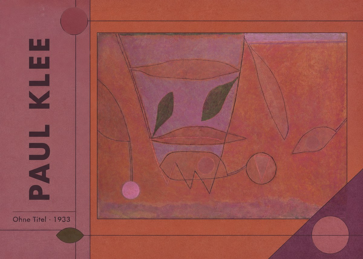 Paul Klee Ohne Titel II No5 - Plakat