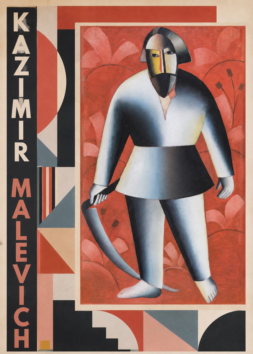 Kazimir Malevich Peasant with Scythe No2 - Plakat