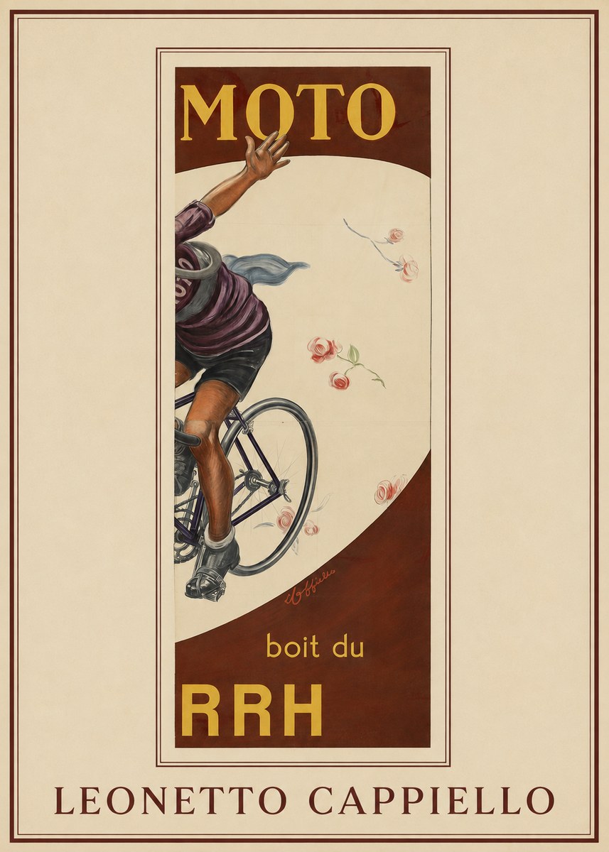 Leonetto Cappiello Moto Rrh No1 - Plakat