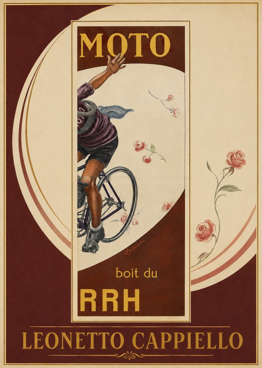 Leonetto Cappiello Moto Rrh No2 - Plakat