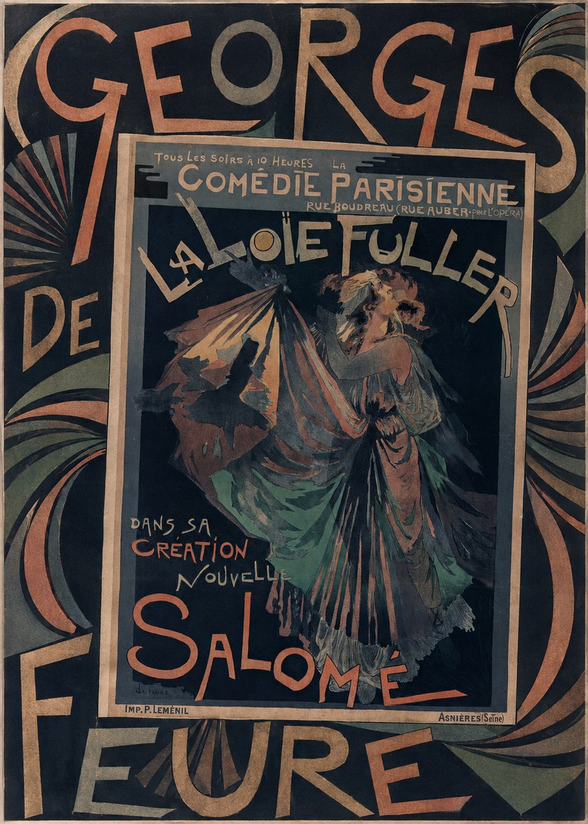 Georges de Feure La Loïe Fuller - Salomé III No5 - Plakat