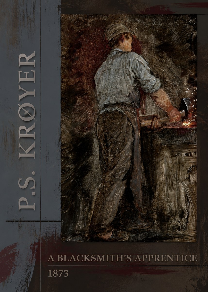 P.S. Krøyer A Blacksmith's Apprentice No2 - Plakat