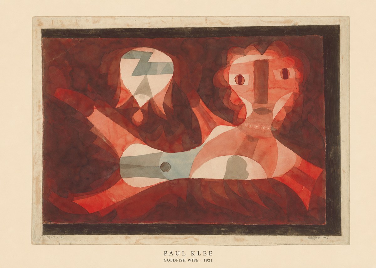Paul Klee Goldfish Wife No6 - Plakat