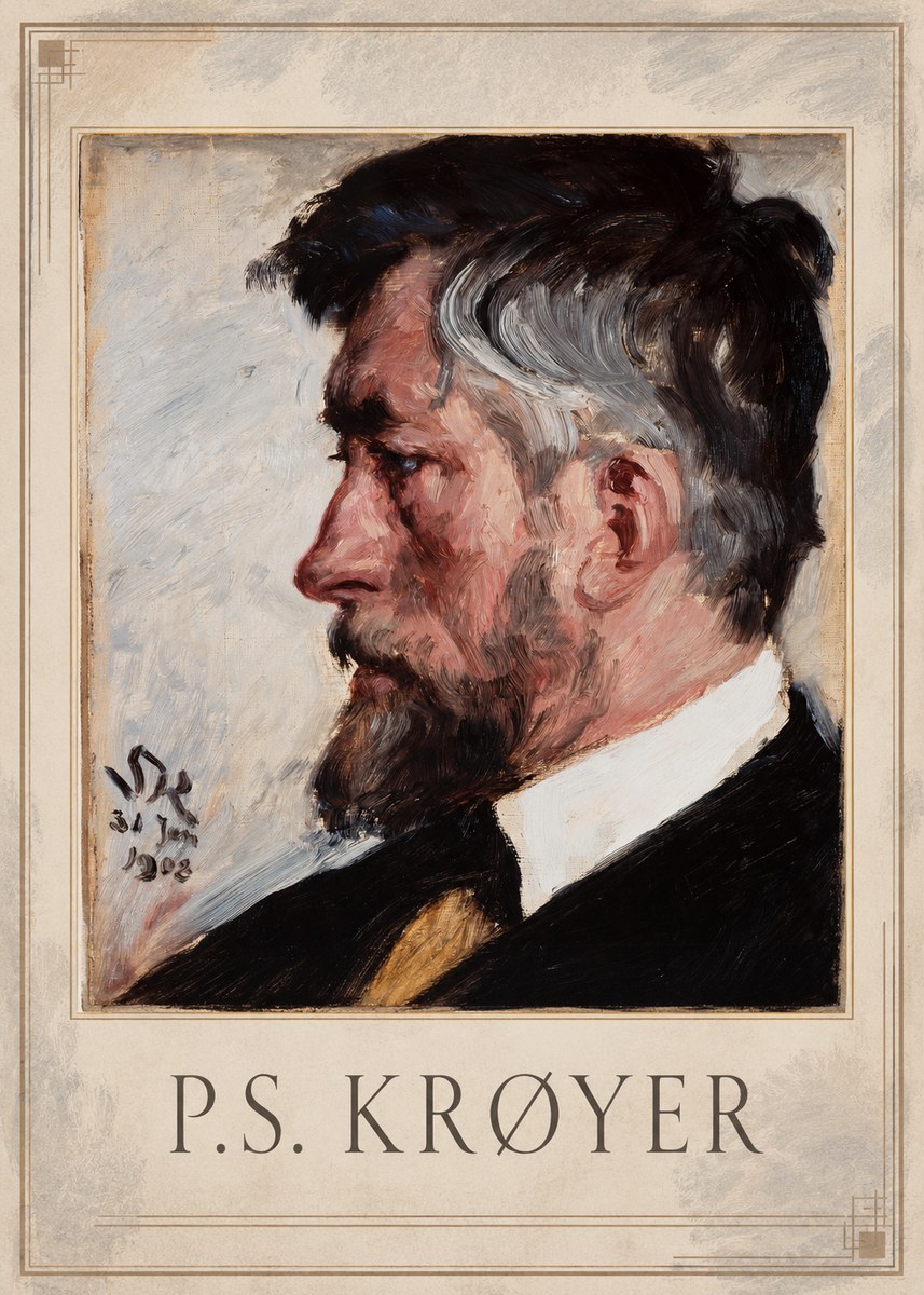 P.S. Krøyer Self-portrait IV No1 - Plakat