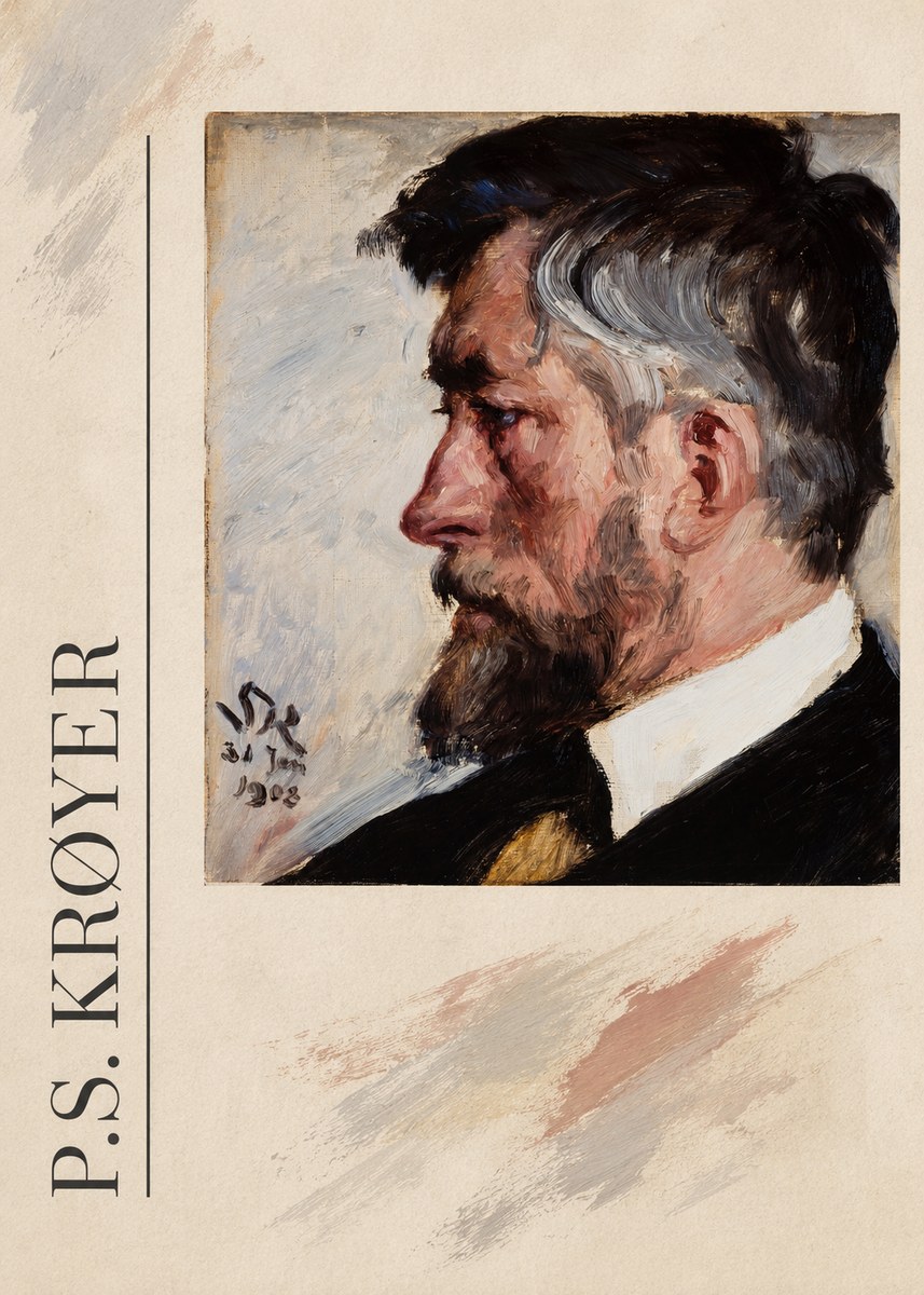 P.S. Krøyer Self-portrait IV No3 - Plakat