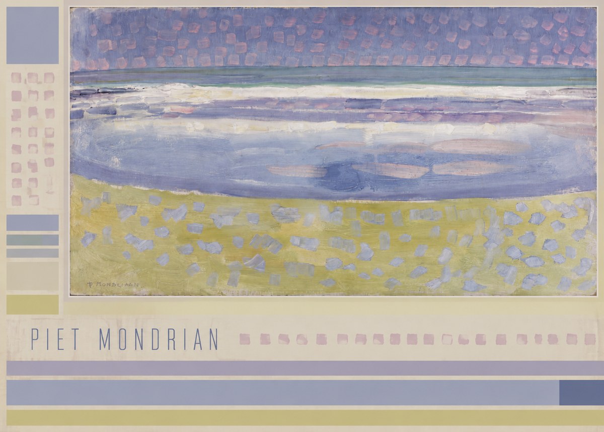 Piet Mondrian The Sea No2 - Plakat