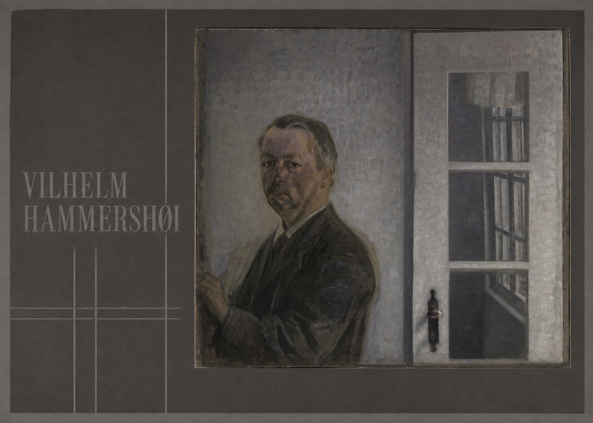 Vilhelm Hammershøi Self-portrait II No3 - Plakat
