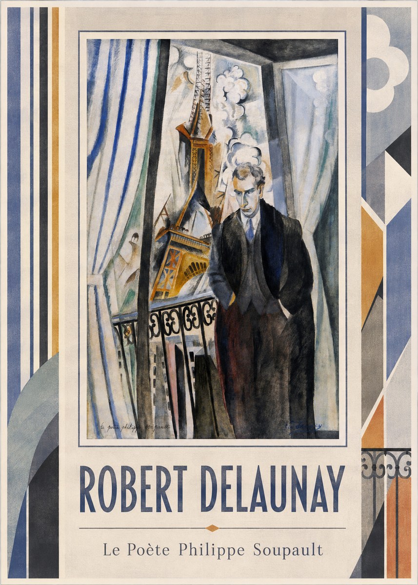 Robert Delaunay Le Poète Philippe Soupault No1 - Plakat