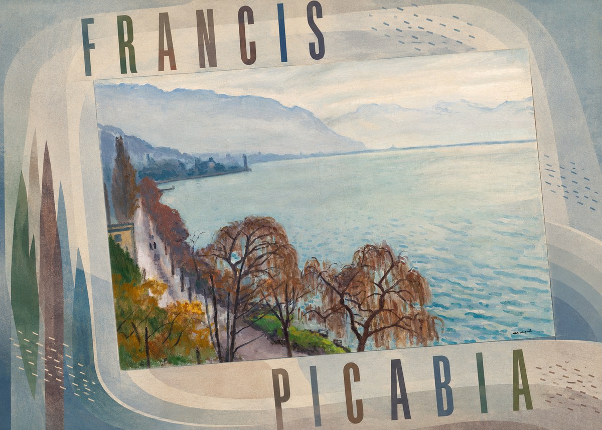 Francis Picabia Lac Léman No6 - Plakat