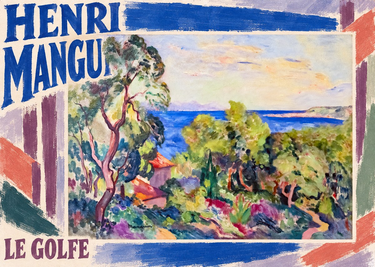Henri Manguin Le Golfe No5 - Plakat
