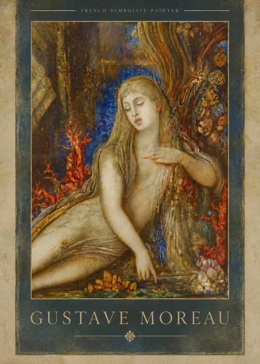 Gustave Moreau Galatea II No4 - Plakat