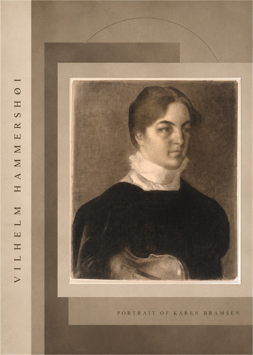 Vilhelm Hammershøi Portrait of Karen Bramsen No6 - Plakat
