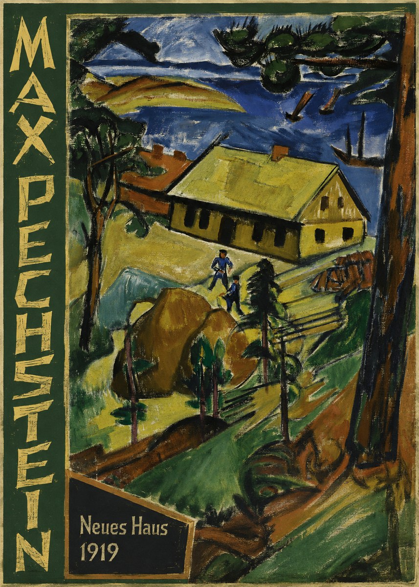 Max Pechstein Neues Haus No2 - Plakat