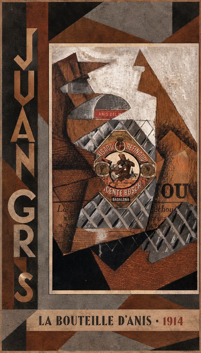 Juan Gris La Bouteille D'anis - 1914 No2 - Plakat