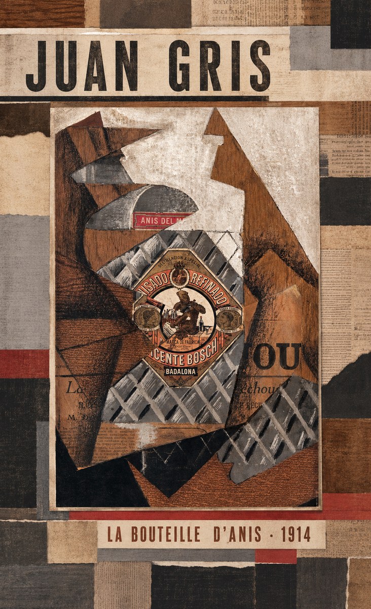Juan Gris La Bouteille D'anis - 1914 No4 - Plakat