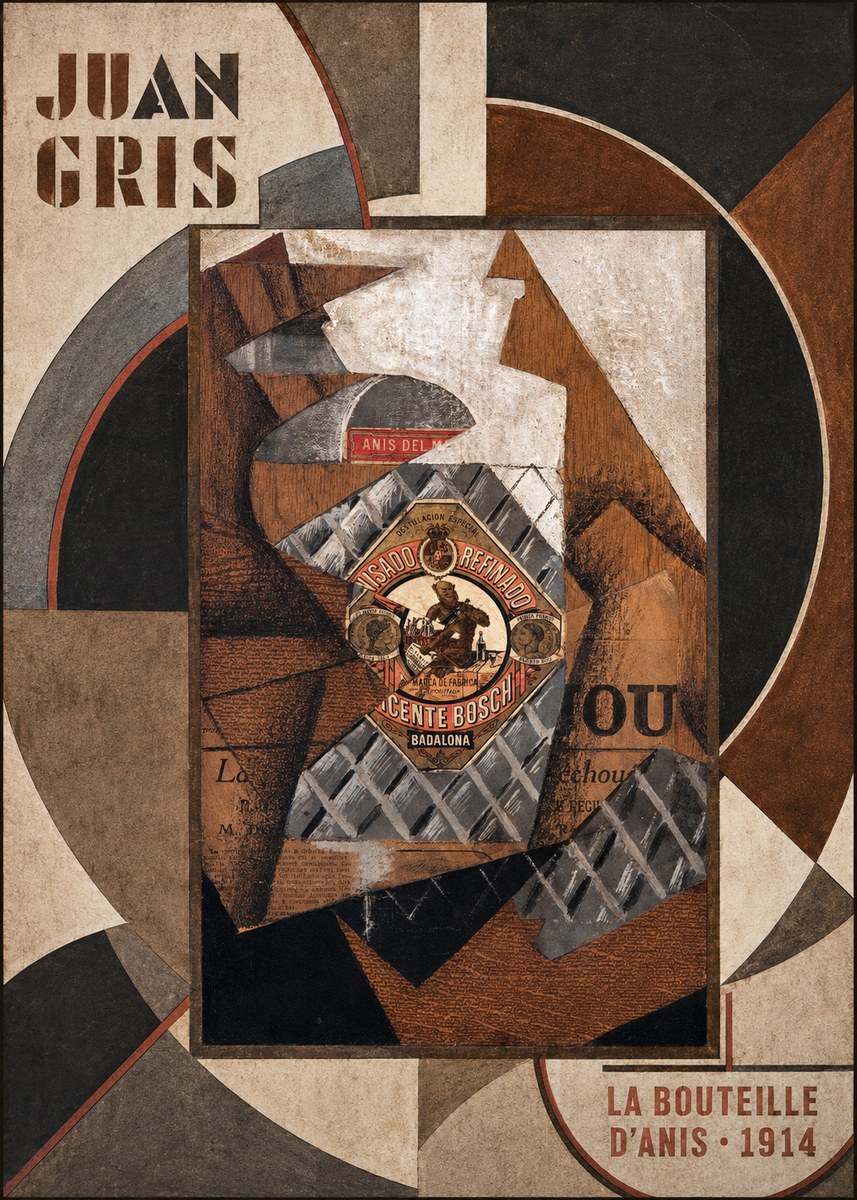 Juan Gris La Bouteille D'anis - 1914 No6 - Plakat
