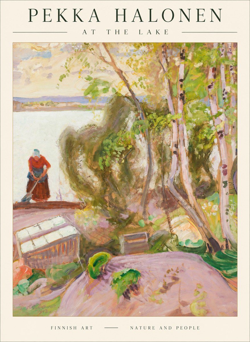 Pekka Halonen At the Lake No1 - Plakat
