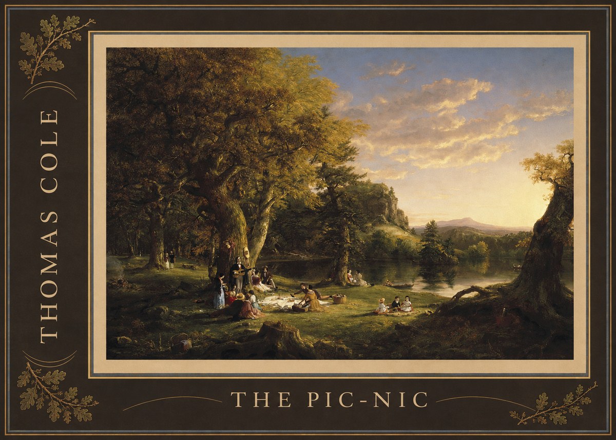 Thomas Cole The Pic-nic II No2 - Plakat