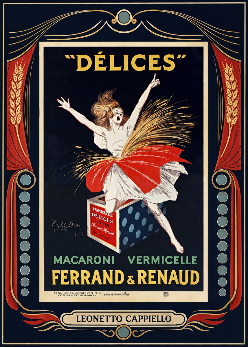 Leonetto Cappiello Délices II No2 - Plakat
