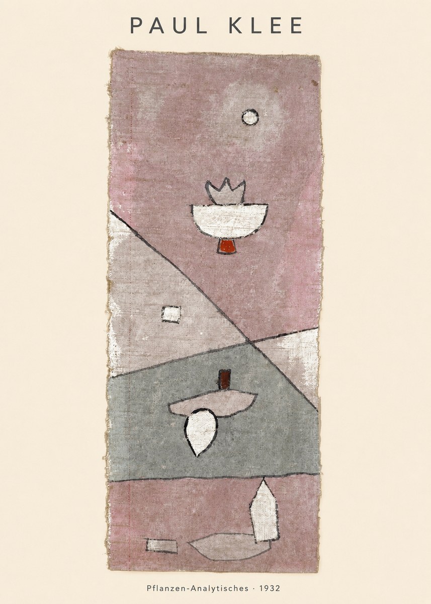 Paul Klee Pflanzen-analytisches No5 - Plakat