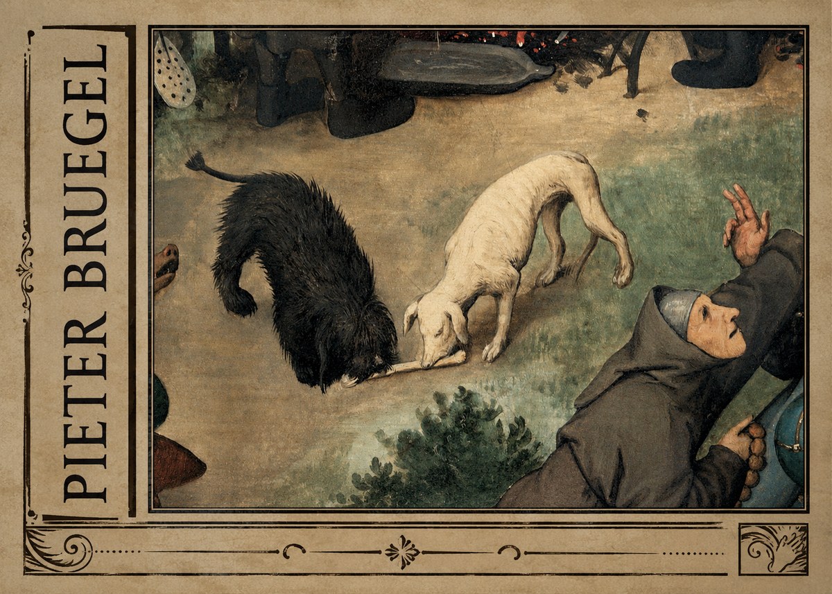Pieter Bruegel The Beggars No2 - Plakat
